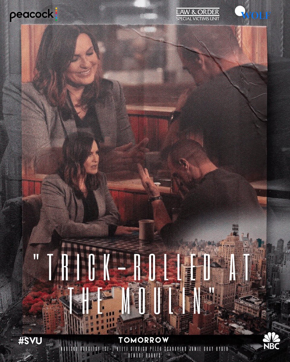 svufanblog4015's tweet photo. They’re back tomorrow!
#SVUxOC
#SVU
#MariskaHargitay
#ICET
#ChrisMeloni
#DanielleMoneTruitt
#MichaelRivera
#BenChase
#FanArt
@Mariska
@Chris_Meloni
@FINALLEVEL
@DaniMoneTruitt
@itsBenChase1
@SVUWritersRoom
@WolfEnt
@lawandordertv https://t.co/zQzFq5qSAH