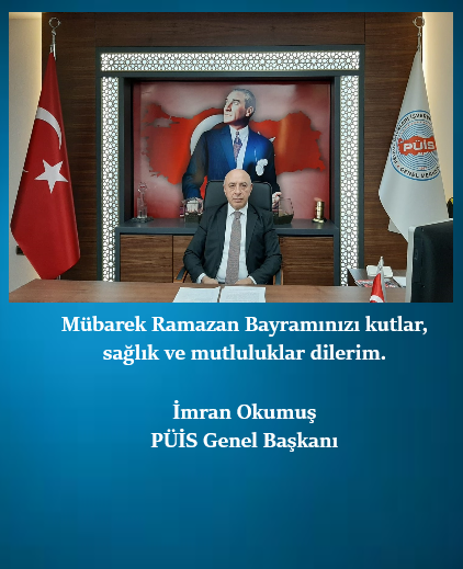 PSendikasi's tweet photo. Mübarek Ramazan Bayramınızı kutlar, sağlık ve mutluluklar dilerim.

İmran Okumuş 
PÜİS Genel Başkanı https://t.co/N4U0fSyj8B