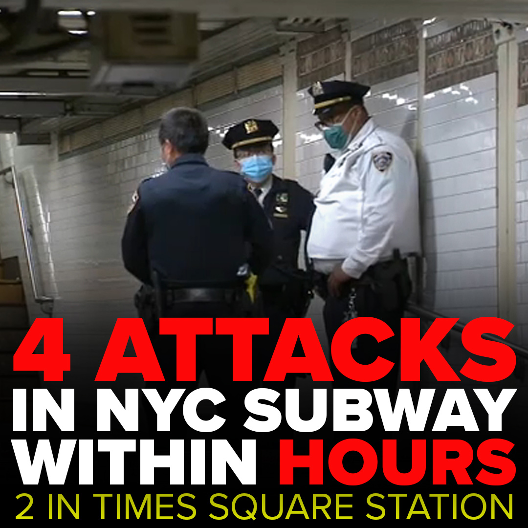 Eyewitness News Horrible Subway Attacks Four People Including An Mta Employee Were Attacked In The New York City Subway System Wednesday Morning T Co Vb21lb1tmu Nypd Subwayattacks Subwaycrime Crime Nyc Timessquare