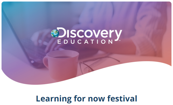 ICTforEducation's tweet photo. Our exhibitor @DiscoveryEdUk are hosting a 3-day virtual festival exploring themes around building an inclusive culture, enriching the curriculum and the teacher as a storyteller. Learn more and register here: https://t.co/ye5YMoMVjG #LearningForNow https://t.co/VZYgVElXvk