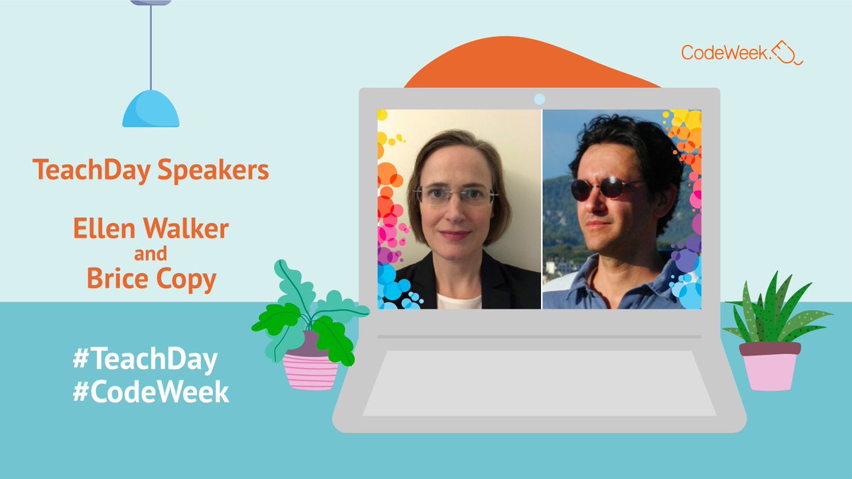 CodeWeekEU's tweet photo. #CodeWeek ambassadors🇨🇭 and @rightstechwomen’s members @LN_Walker &amp;  @bricetweets will run a workshop during #TeachDay. Join their workshop to learn how to teach about computational thinking using #Python, while also learning about famous women in STEM 👩‍🔬 https://t.co/K2dBq0REaX https://t.co/RKmJikKVdi