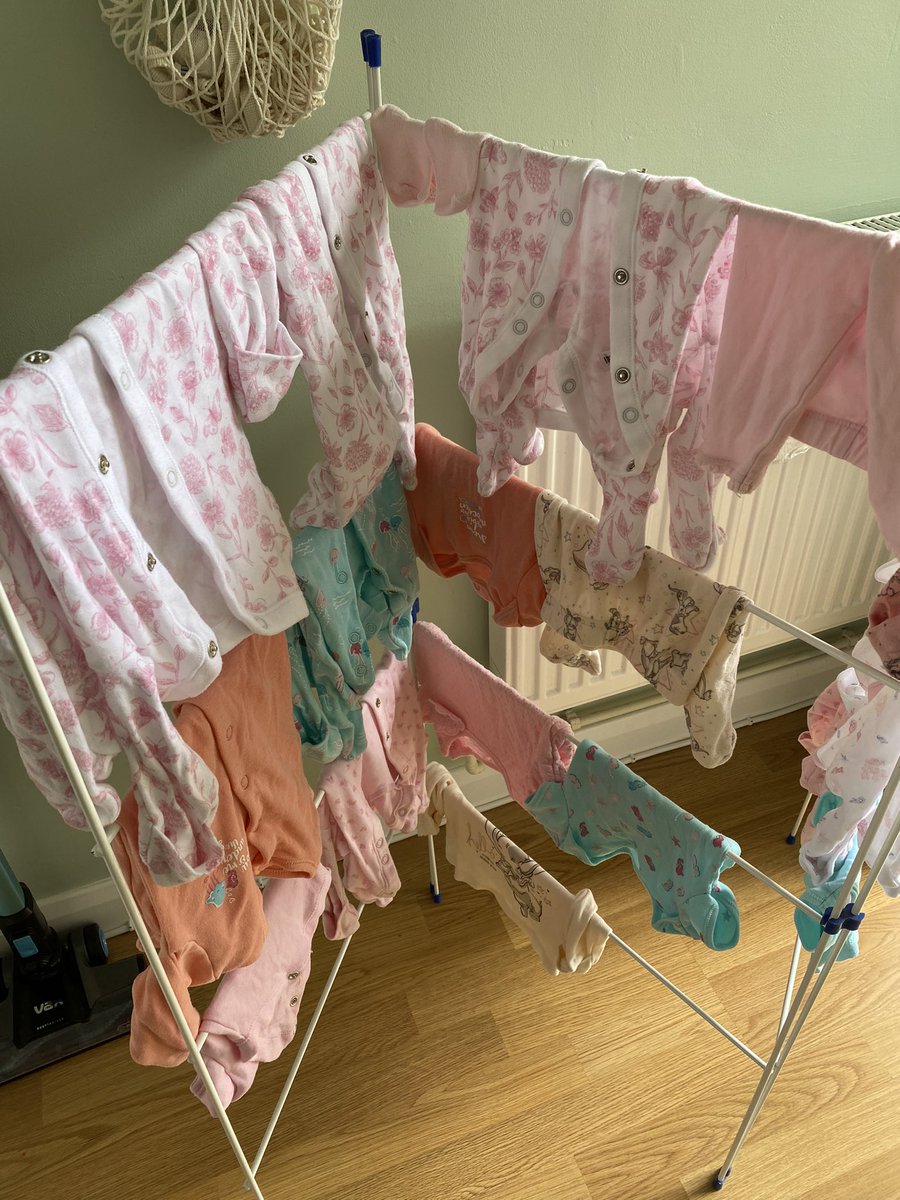 JNorley's tweet photo. Nothing better than doing my daughters washing! #somuchpink #smallestclothesinthehouse https://t.co/dsCLcDETee