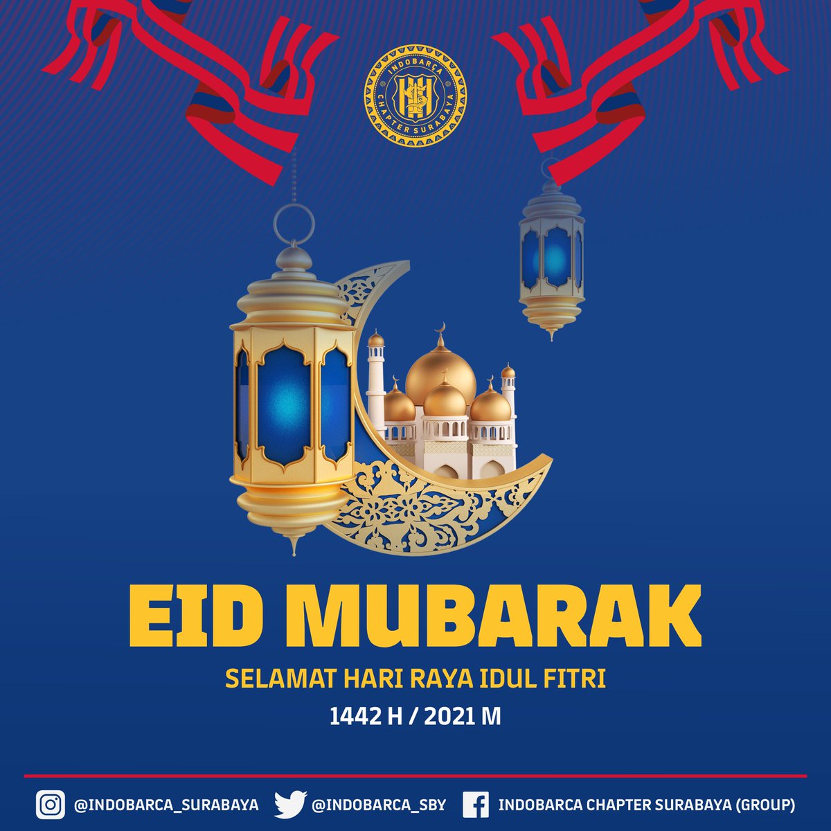 Selamat Hari Raya Idulfitri 1442 H bagi seluruh umat Muslim di dunia. Semoga Allah SWT menjadikan kita semua sebagai hamba-hambaNya yang kembali ke fitrah.

#ibcs #indobarcasurabaya