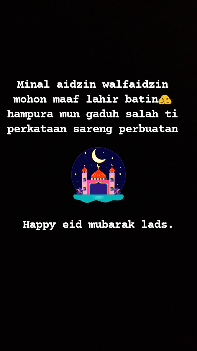 boys_stanley's tweet photo. Kami keluarga besar stanley boys mengucapkan selamat hari raya idul fitri mohon maaf lahir batin semoga semua dosa kita di hapus di hari kemenangan ini.

Happy eid mubarak lads. https://t.co/kDa0xvzUYj