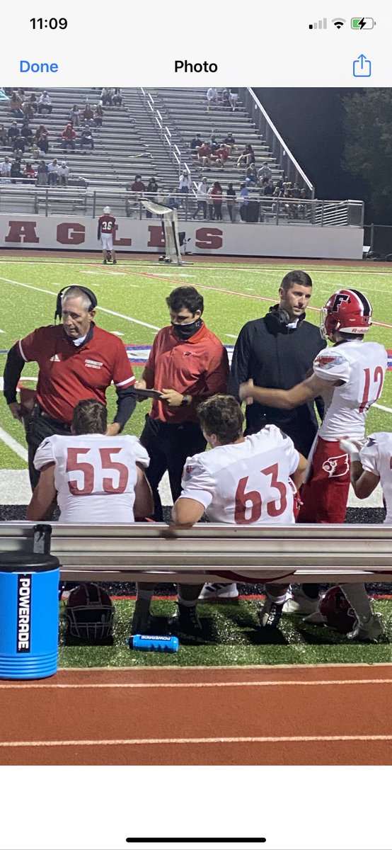 AdamsCoachs's tweet photo. A little  different shade of red now, but very fortunate to still be working with these two!  @CoachMikeAdams1 @JusticeHobbs26 https://t.co/qXRiwLD2gr