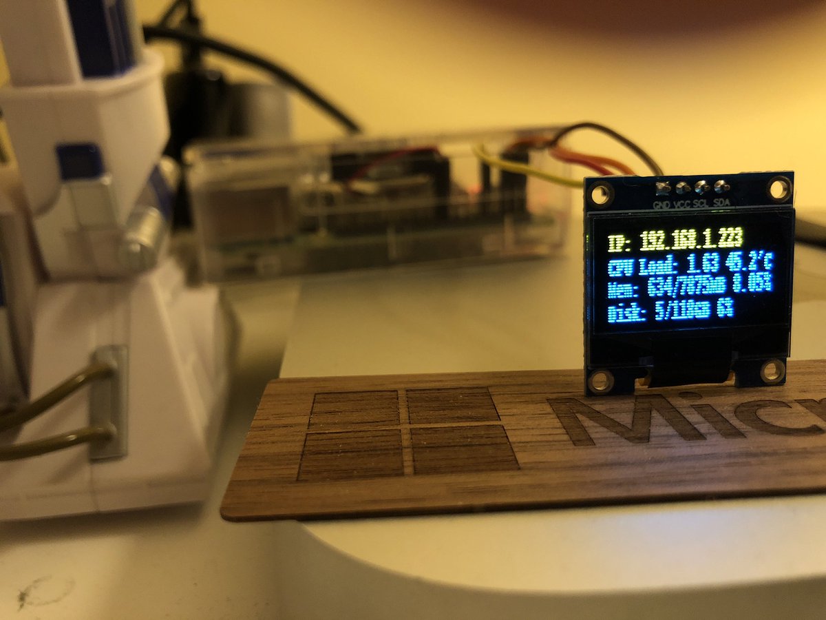 Running a single node Kubernetes cluster on the Raspberry Pi 4 with 8GB. Impressive use of memory and CPU.