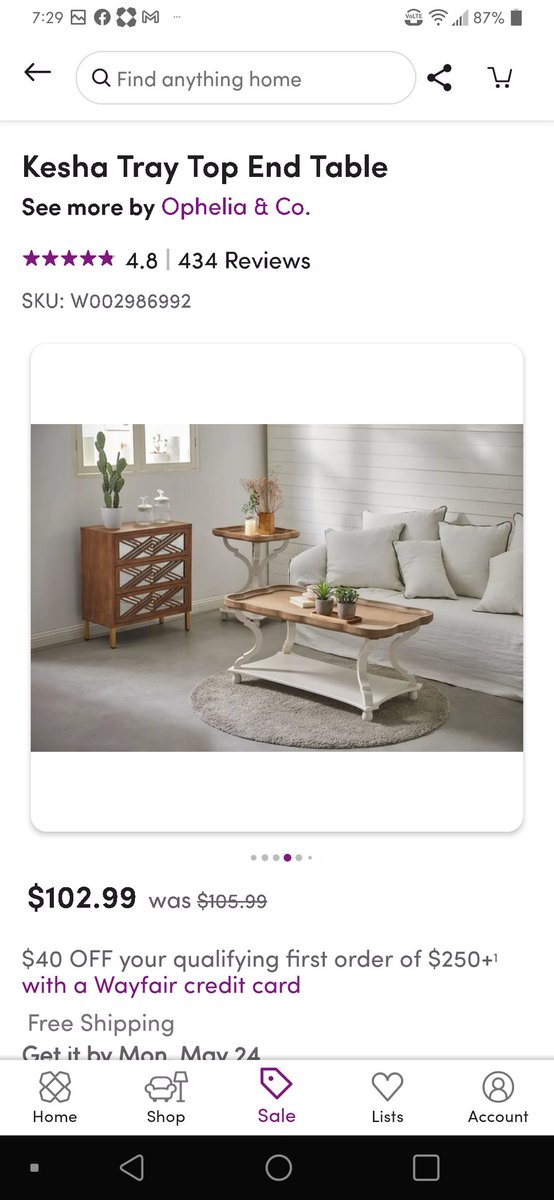 helloheatherful's tweet photo. @Wayfair Hi! Do you have the coffee table in this photo? If so, can you provide the link and/or name of it? https://t.co/516KjzZB9s