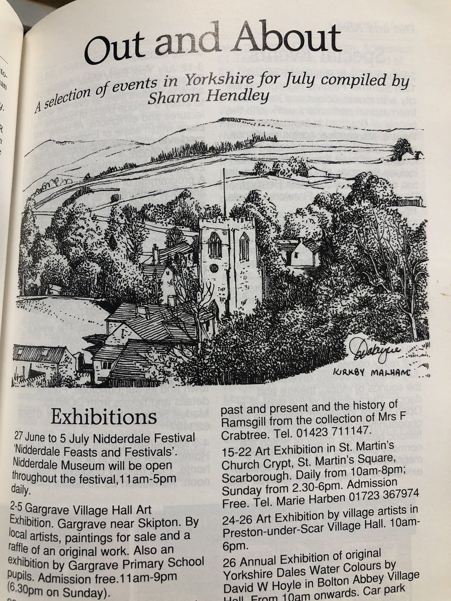 The_Dalesman's tweet image. In June’s edition, we bring back Out and about, which used to feature in the magazine, to give you a selection of events in the region.

Send listings, to be considered for publication, to linda@dalesman.co.uk

To guarantee inclusion, and for enhanced coverage, call 01756 693477.