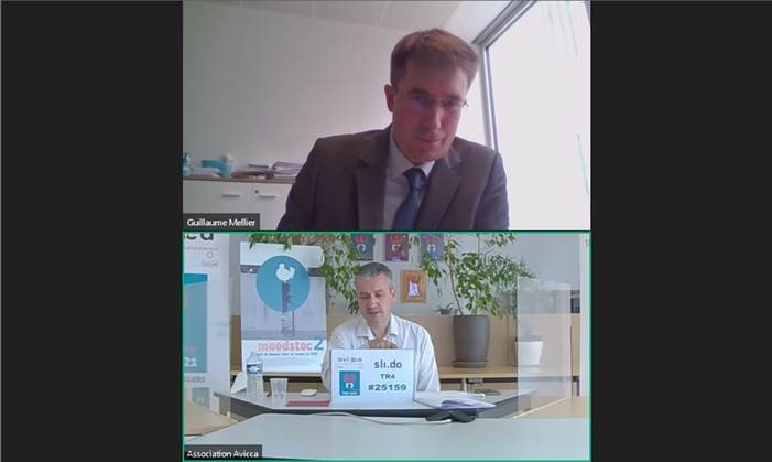 Arcep's tweet photo. 💬#TRIP #AVICCA à la table ronde « 100% raccordable » cet après-midi, @gmellier directeur #fibreoptique revient sur les travaux de l’@Arcep : qualité d’exploitation des réseaux #FttH, consultation publique raccordement final #TerritoiresConnectés https://t.co/vcpLFjc1rp https://t.co/p1jFkR5JR5