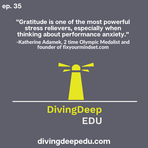 Matthew Downing (@mdowningedu) on Twitter photo Gratitude plays a critical role within our mindset.
I chat w/ <a href="/katadamek/">Katherine Adamek</a>, Olympic medalist, about this and much more on the Ep. 35 of DivingDeepEDU.
divingdeepedu.com/35-katherine-a⦠Gratitude plays a critical role within our mindset.
I chat w/ <a href="/katadamek/">Katherine Adamek</a>, Olympic medalist, about this and much more on the Ep. 35 of DivingDeepEDU.
divingdeepedu.com/35-katherine-aā¦