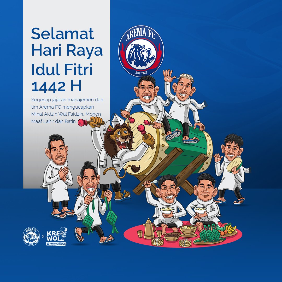 Tak ada pertandingan yang bersih dari pelanggaran. Tidak ada langkah yang tak luput dari  kesalahan. 

Segenap keluarga besar Arema FC mengucapkan mohon maaf lahir dan batin, selamat hari raya Idul Fitri 1442 H semoga kita semua senantiasa dalam lindunganNya 

#salamsatujiwa