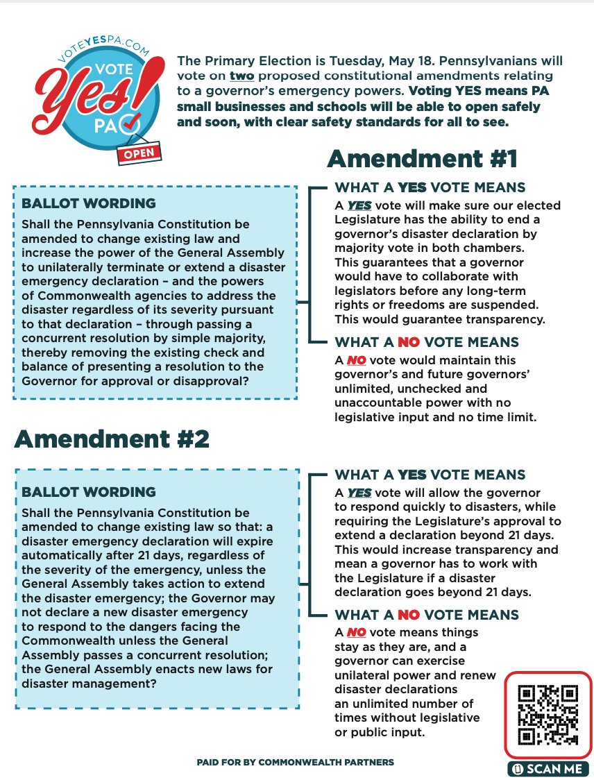 voteyespa's tweet photo. May 18 is almost here! #VoteYesPa to protect lives and livelihoods! https://t.co/KLyVq8xiyf