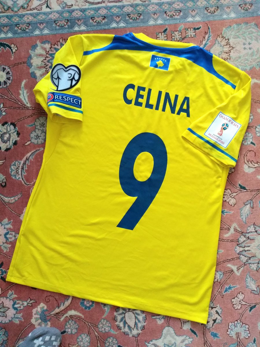 FarAwayFootball's tweet photo. Unpacking some shirts, and remembered that @TheKitsman was doing #KELMEWeek🐾. Just wanted to join in the chorus singing @Kelmesports' praises!

🇽🇰 - #Kosovo National Team 2018 WCQ @FFK_KS Player Issue (Bersant Celina)

🇳🇵- #Nepal National Team
🇳🇵 - Manang Marshyangdi Club (MMC) https://t.co/zOX17lR3ws