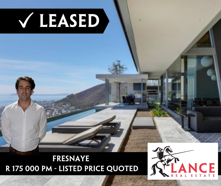 LanceProps's tweet photo. Our team reports a recent lease concluded.

#lancerealestate

📌 5 Bedroom House, Fresnaye

https://t.co/1ODsiD5U7l

Call or WhatsApp Jason Da Costa on +27 76 870 2471
#capetownproperty #capetownrealestate #capetown #southafricanriviera https://t.co/KumiggWVVM