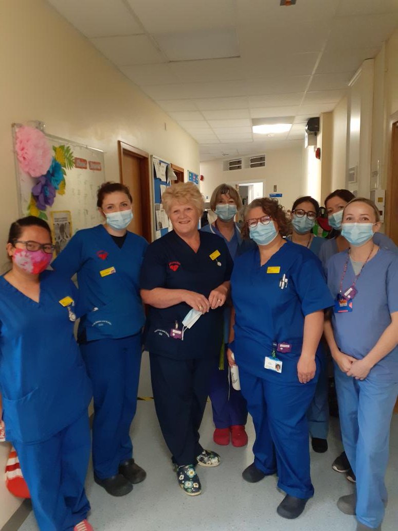 RdeCardiology's tweet image. Today we are wishing Dawn all the very best in her retirement,  42 years service she has completed @RDEhospitals from NA to B6 in the labs. What a day to finish on, #InternationalNursesDay @rdemedicine