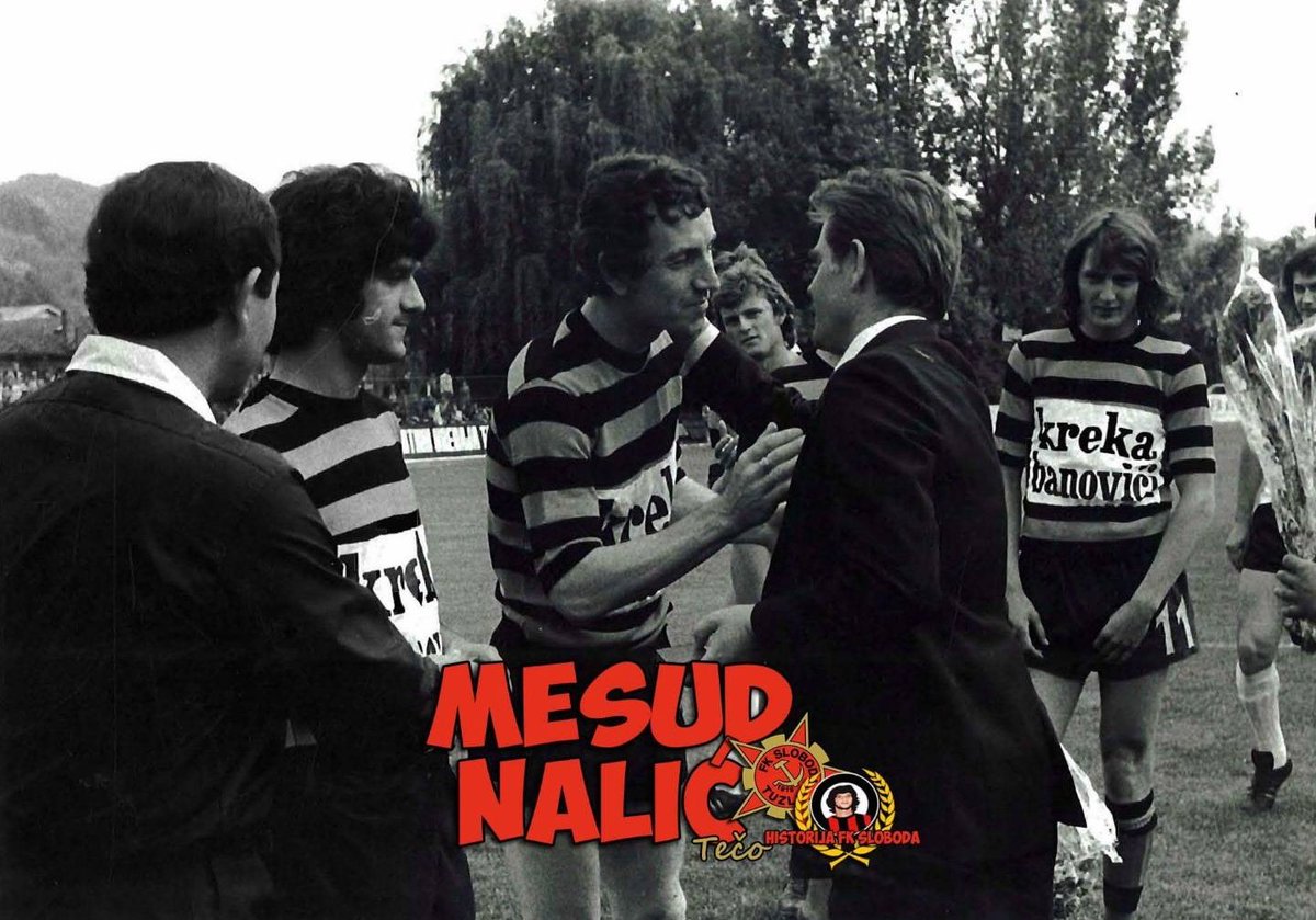 PjevaTz's tweet photo. Na današnji dan 1943. godine rođen je Mesud Nalić zvani Tetak, jedan od simbola FK Sloboda Tuzla. Tetak živi vječno. #tuzlanskaSloboda🔴⚫ https://t.co/cZBZbgHNDm