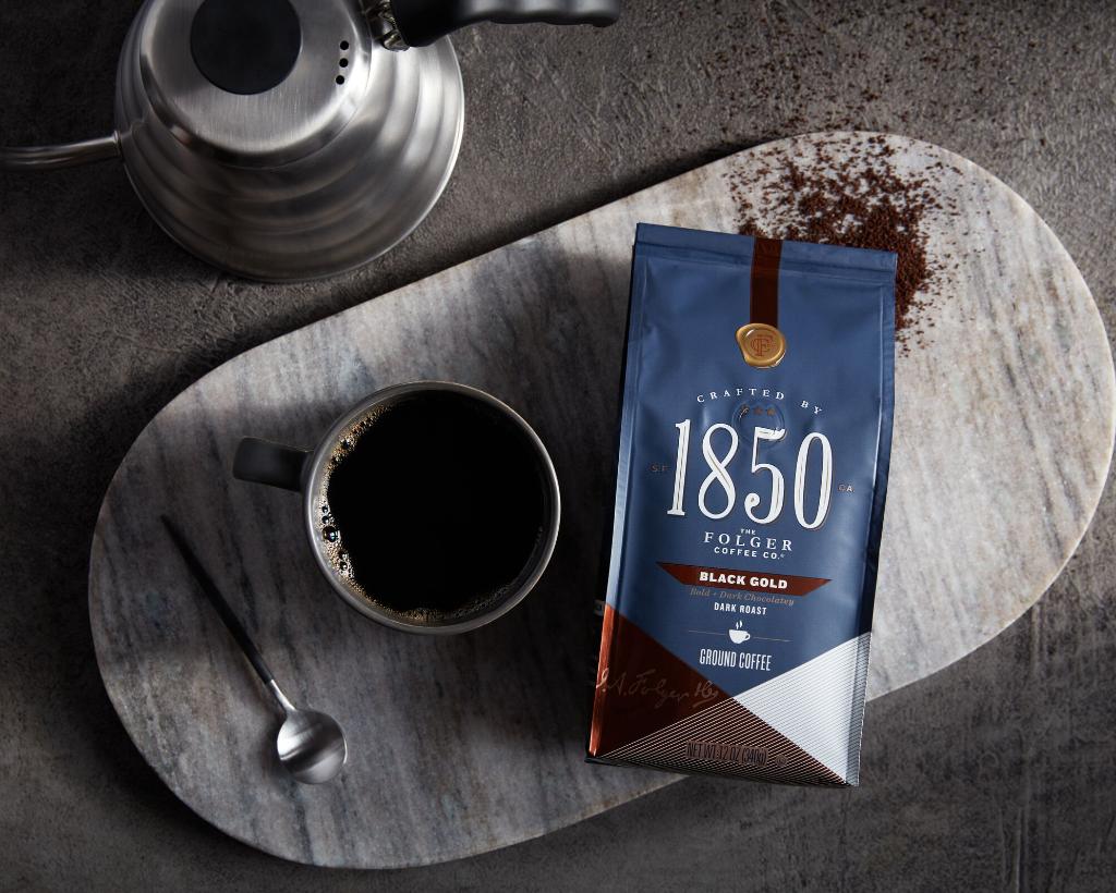 Discover the complexity, body, and strength of bold, steel-cut Arabica beans in every bag of 1850 Black Gold Coffee. spr.ly/6012H7VvI