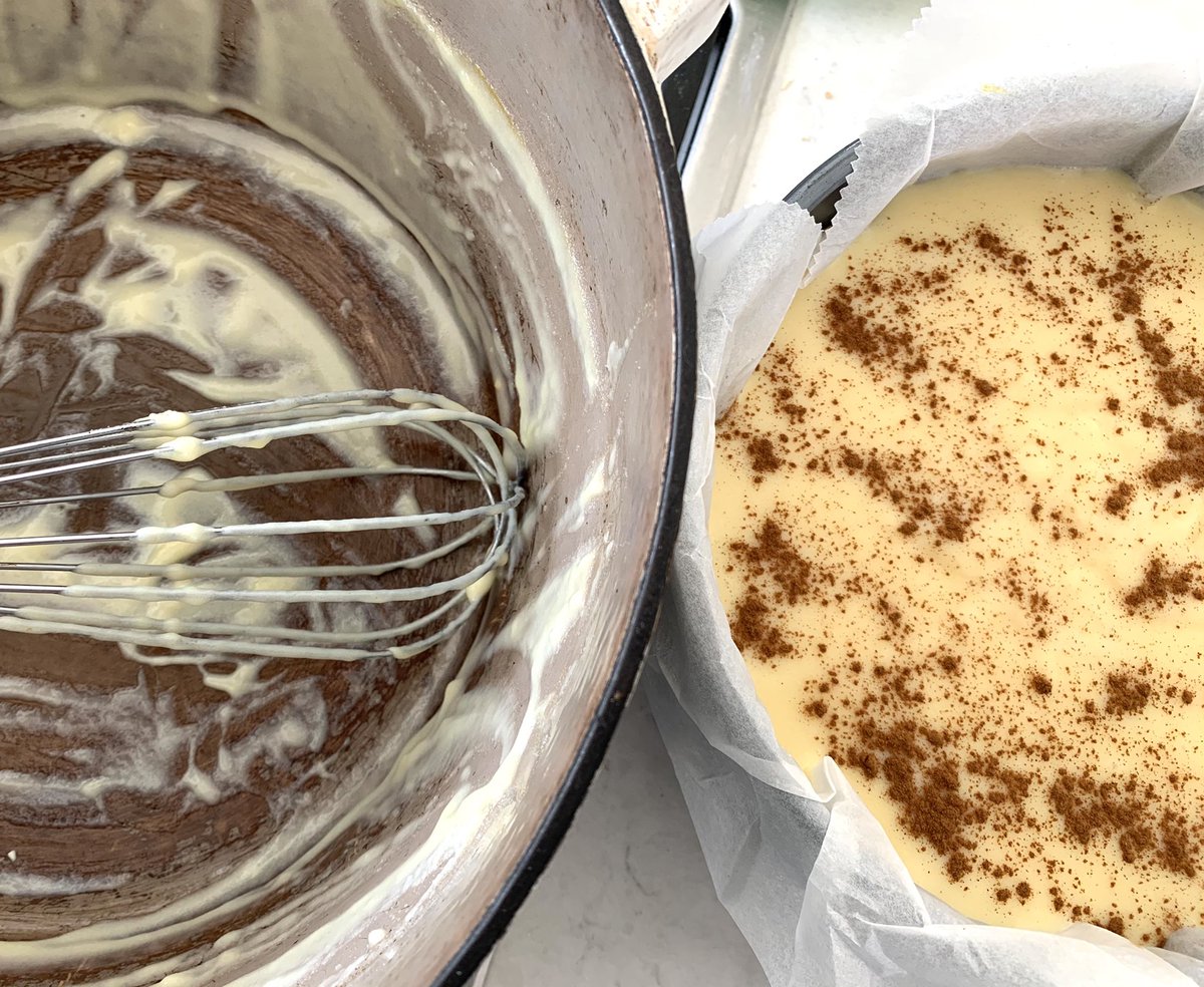 CVlattas's tweet photo. Any lickers bring your own spoon.
.
#greek #galatopita #milkpie https://t.co/xkVIU4VHru