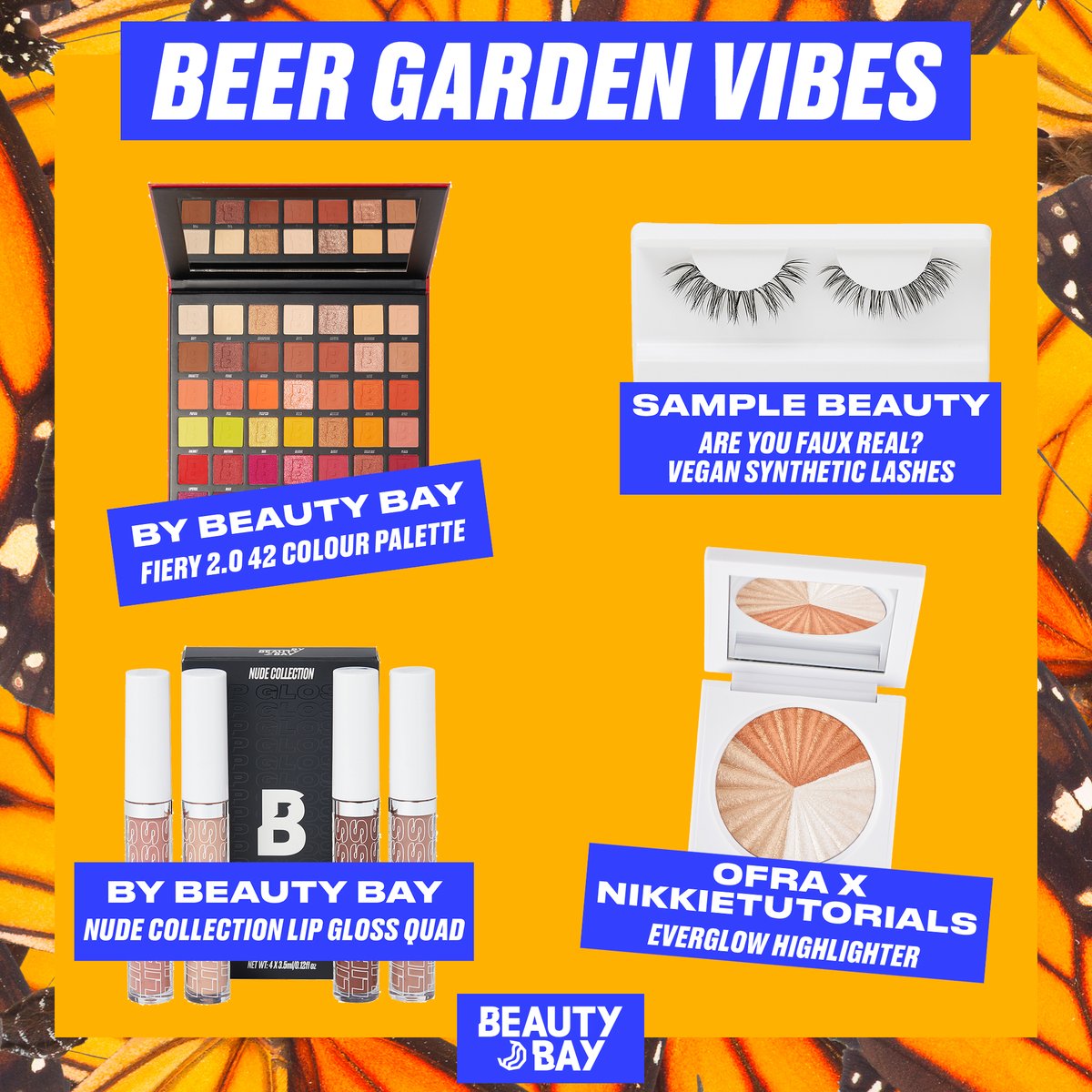 beautybay's tweet photo. BEER GARDEN READYYYY 🍺⚡

The weather ain't the one but your makeup can be 🔥👌 https://t.co/AI0pFDtc6M

#BEAUTYBAY #LOCKDOWNEXIT https://t.co/QcwYjIHzKu