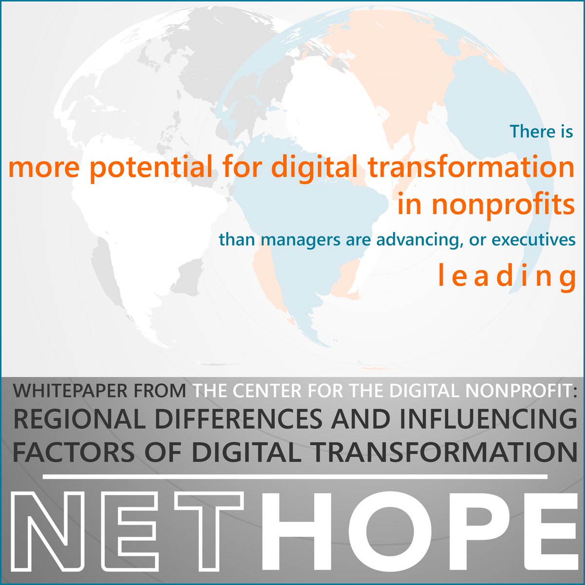 NetHope_org's tweet photo. Calling global nonprofits: want to digitally transform your organization? Our new whitepaper has insights to help make your #digitaltransformation journey more sustainable and cost-effective: https://t.co/nyJ4VeSy6m #digitalnonprofit https://t.co/LUCLeV5esG