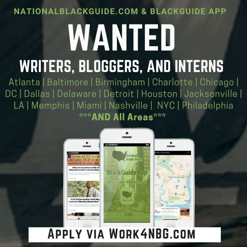 blackcinema007's tweet photo. Looking for Bloggers, Writers and Interns for https://t.co/eLFNrDmneX & BlackGuide App (Black Business Directory App).
Apply at: https://t.co/31v8WCMXuF
#blackbusinesses #blackexcellence #buyblack #blacknews #blackbloggers #blackwriters #blackowned #blackguideapp https://t.co/jg7Bqr4A2x