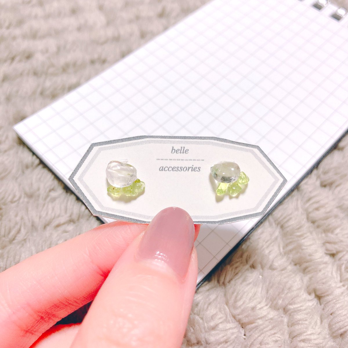 hmd1995s's tweet photo. 鉱物ピアスorイヤリングつくた！ https://t.co/JWsB0Rq6pb