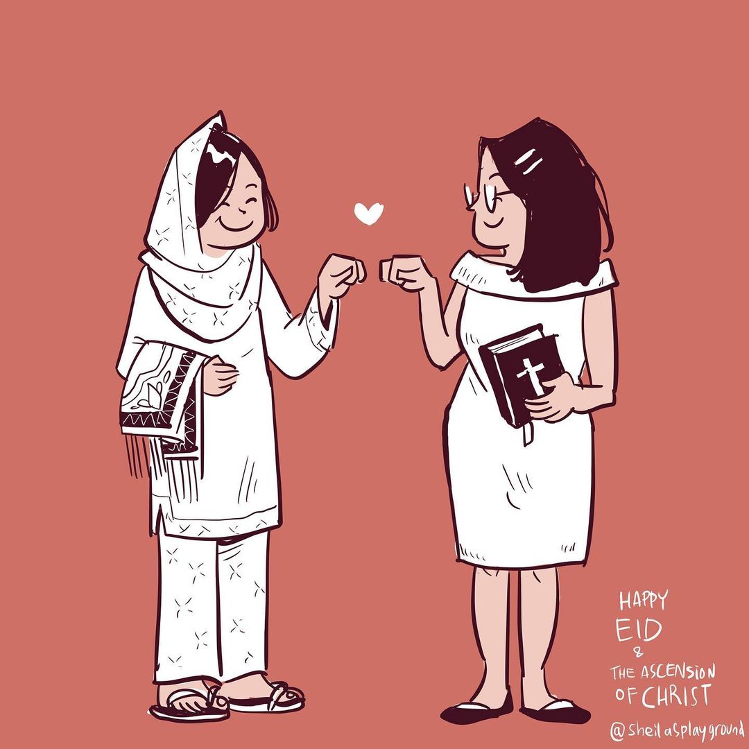 margianta's tweet photo. Eid mubarak and happy ascension of christ 💫 https://t.co/c4IkDU0VRD