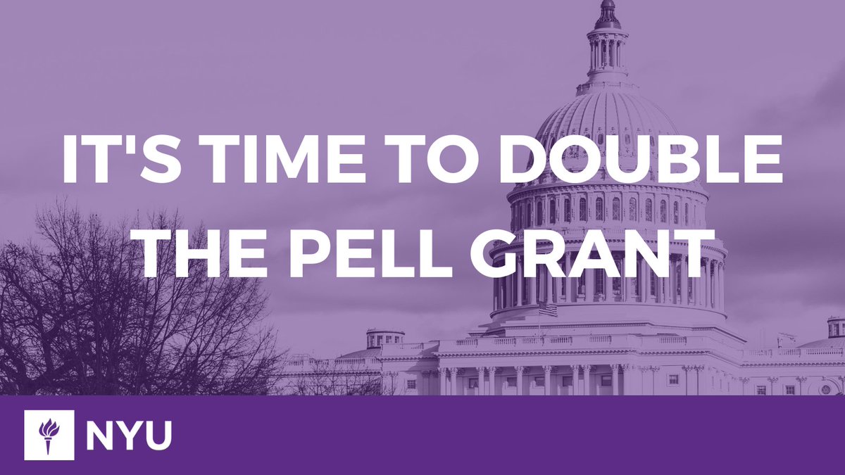 NYU Government Affairs (@nyugovaffairs) on Twitter photo <a href="/nyuniversity/">New York University</a> joined nearly 1,200 organizations, including nearly 900 colleges and universities, in calling on Congress to bring an affordable, high-quality college education within reach for all students by doubling the maximum Pell Grant. #DoublePell
bit.ly/3dBnbhk <a href="/nyuniversity/">New York University</a> joined nearly 1,200 organizations, including nearly 900 colleges and universities, in calling on Congress to bring an affordable, high-quality college education within reach for all students by doubling the maximum Pell Grant. #DoublePell
bit.ly/3dBnbhk