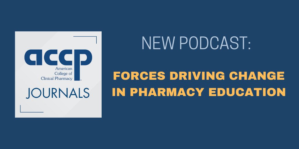 JACCPJournal's tweet image. The podcast with @DeniseRhoney and @scottsin from @UNCPharmacy about the paper that "the entire faculty at every SOP, as well as every preceptor &amp;amp; every RPD should read" - @stuartthaines @JACCPJournal senior associate editor. @nnelsonPharmD @pharmHive @cusanderson @accpedtrprn