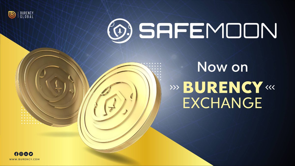 BurencyOfficial's tweet image. @Safemoon Now On Burency Exchange 🔥 🚀 🤩

#SafeMoon #BUY #Burency #Dubai #MiddleEast #Crypto