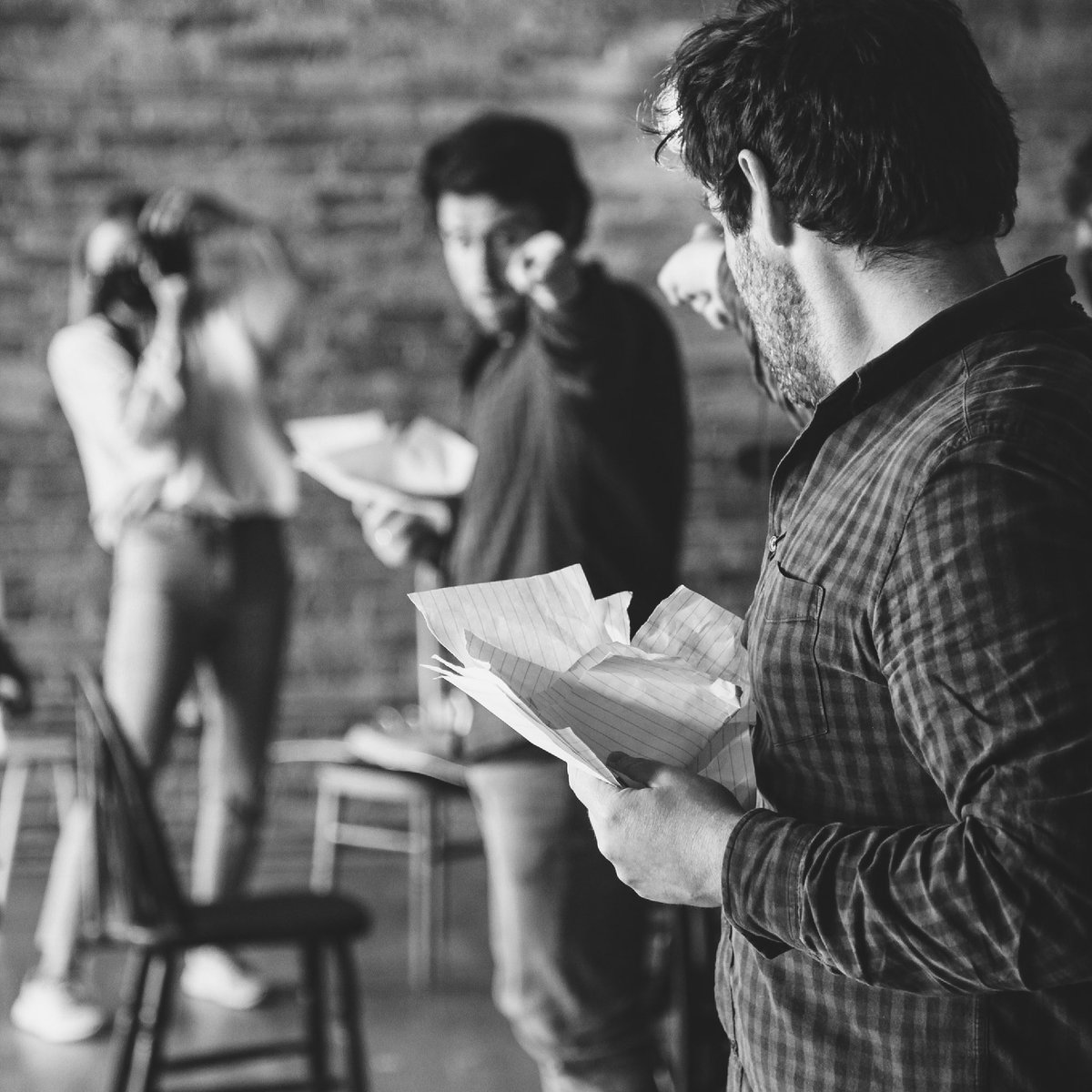 OTEdgeMusical's tweet photo. @davidfynn as ‘James’, a frustrated artist, in a constant battle with himself. https://t.co/BMHv75otCI