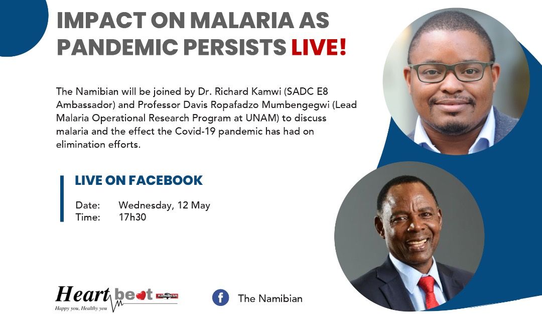 UNAM Biomedical Research Lab (@unam_biomedlab) on Twitter photo Going Live on #facebook! Join our very own <a href="/unam_na/">#MyUNAM</a> & <a href="/Unam_biomedlab/">UNAM Biomedical Research Lab</a> Prof Davis, & <a href="/E8_Malaria/">SADC Malaria Elimination 8</a> ambassador Dr Kamwi give a discussion on #Malaria and how #covid19 has affected the activities and efforts towards achieving malaria elimination.Tune in and hear the experts @ 17h30! Going Live on #facebook! Join our very own <a href="/unam_na/">#MyUNAM</a> & <a href="/Unam_biomedlab/">UNAM Biomedical Research Lab</a> Prof Davis, & <a href="/E8_Malaria/">SADC Malaria Elimination 8</a> ambassador Dr Kamwi give a discussion on #Malaria and how #covid19 has affected the activities and efforts towards achieving malaria elimination.Tune in and hear the experts @ 17h30!