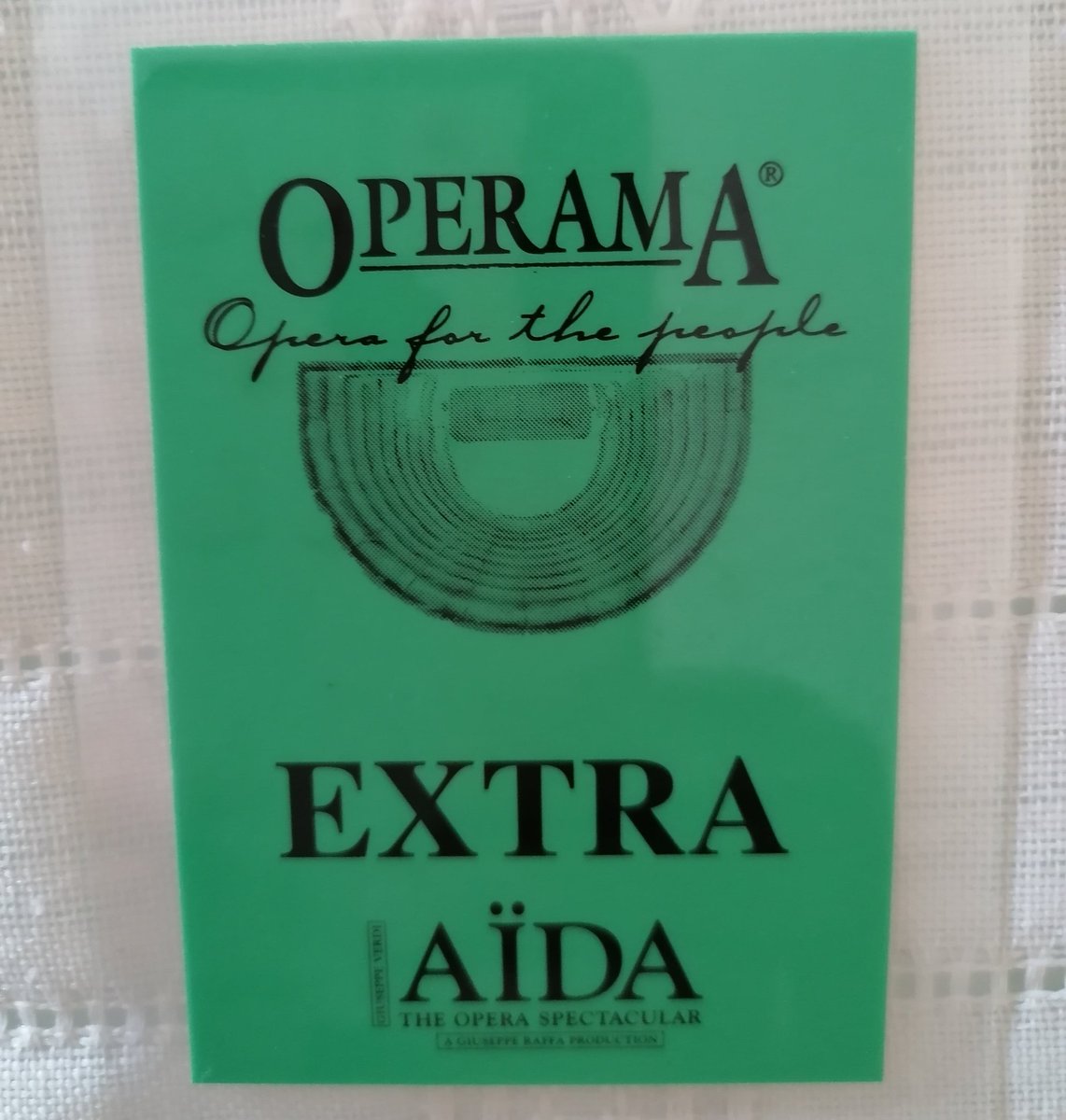 ArtistaSoler's tweet photo. Mi acreditación de cuando participe como extra en la OPERA AIDA de Giuseppe Verdi los días 23 24 y 25 de mayo de 1997 en el AUDITORIO de la cartuja #osariosoler #sevillana #trianera #transexual #recuerdos #sevilla #Twitter #facebook #instagram #giuseppeverdi #operama #operaaida https://t.co/zsqF1qGcXe