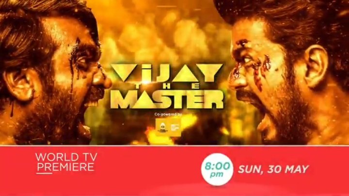 OTTCINEMAUP's tweet photo. #Master Hindi Version #VijayTheMaster Television Premiere On MAY 30 #ZeeCinema
#VijayTheMasterOnZeeCinema
#MasterFilm #MasterHindi
@actorvijay
@VijaySethuOffl @Dir_Lokesh
#Thalapathy #ThalapathyVijay #MakkalSelvanVijaySethupathi #MakkalSelvan #VijaySethupathi https://t.co/XI0HHy95SL
