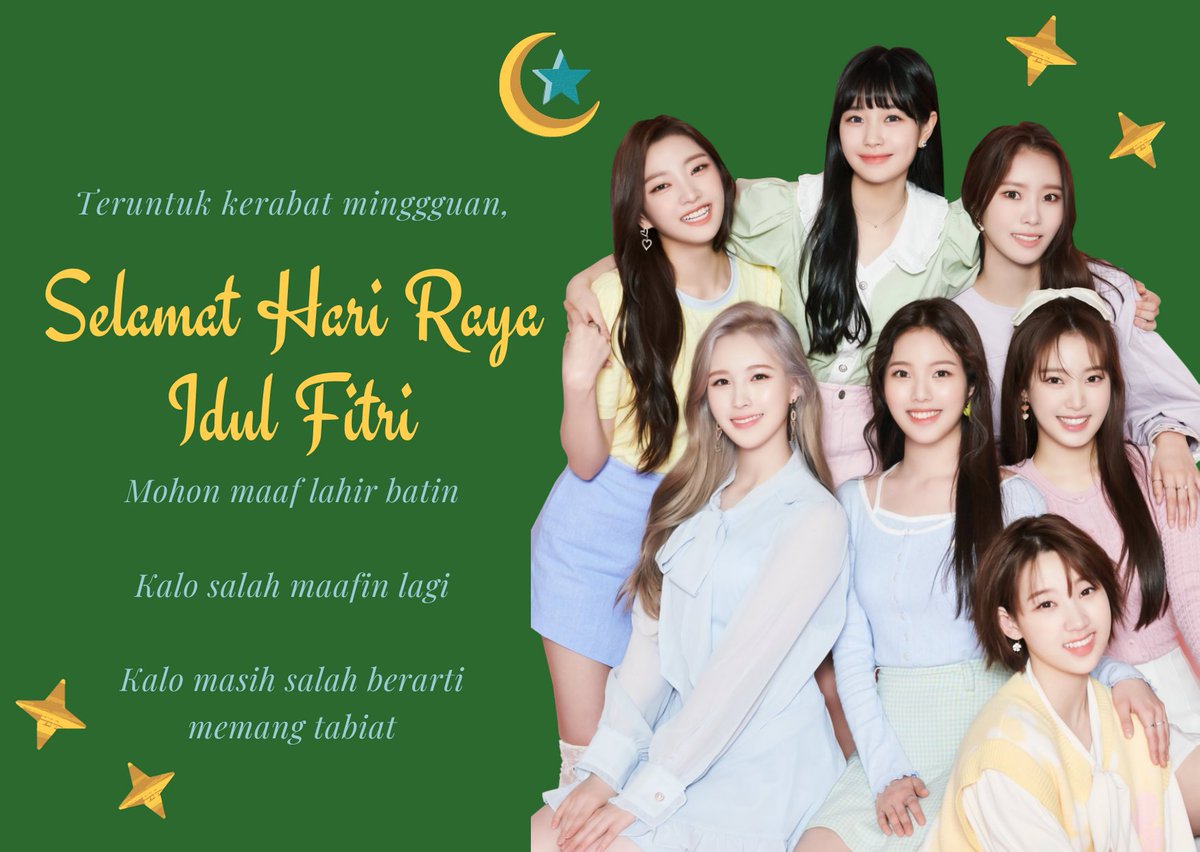 _minggguan's tweet photo. Kami segenap miminggg paguyubang minggguan beserta anak-anak tercinta mengucapkan Selamat Hari Raya Idul Fitri untuk teman-teman yang merayakan. Mohon maaf apabila ada yang salah, kalo nggak salah boleh nggak dimaafin. #EidMubarak #legi #pon #wage #kliwon #pahing https://t.co/xl4eHNr0Rf