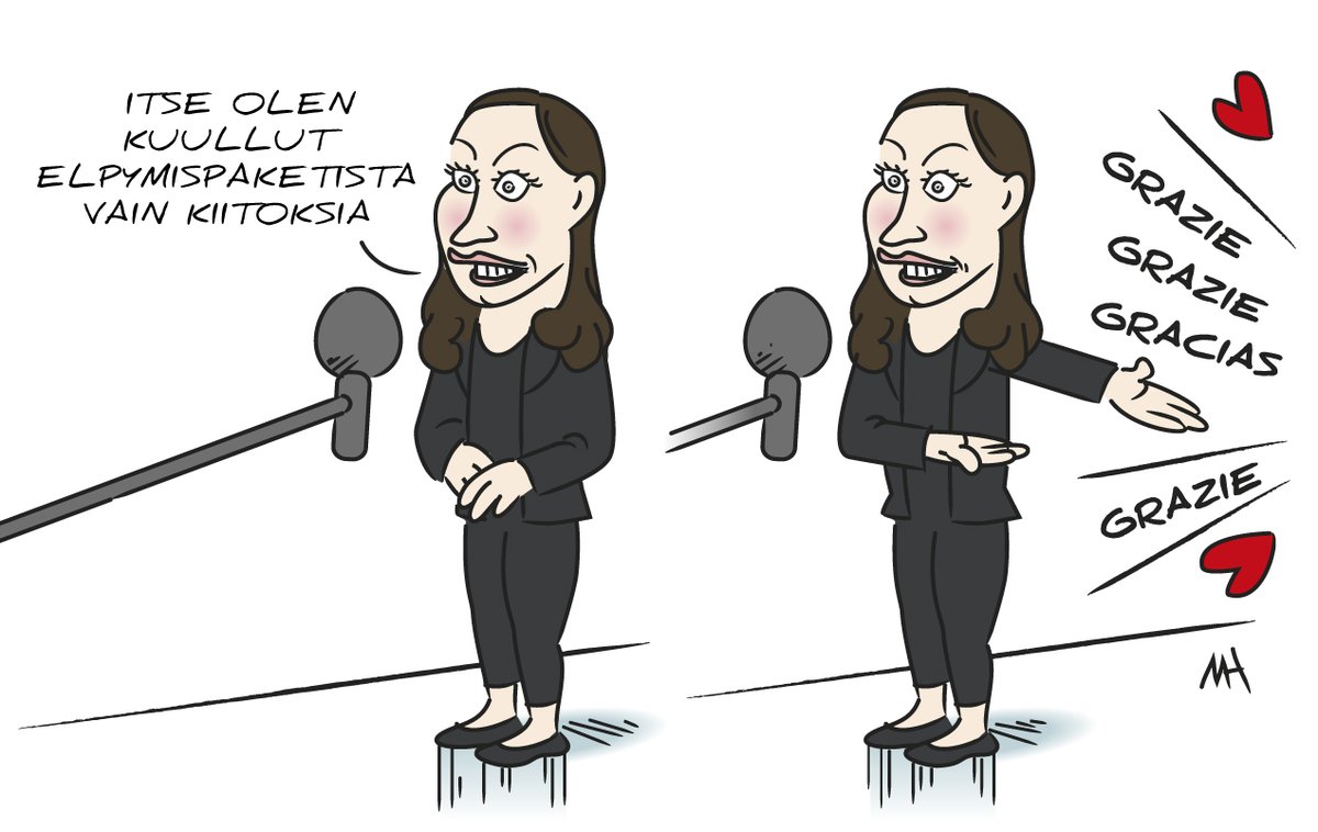 marttihanninen's tweet image. Vantaan Sanomat ja Länsiväylä tänään #elpymispaketti #Marin