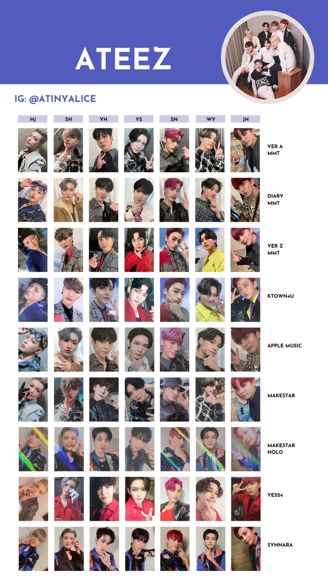 ATEEZ MMT FEVER PART.2 PHOTOCARD POB