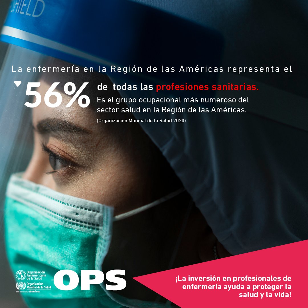 opsoms's tweet photo. Celebremos juntos el Día Internacional de las Enfermeras y los Enfermeros! 👨🏾‍⚕️👩🏿‍⚕️ 👨‍⚕️

Reconozcamos a los profesionales de la enfermería como factor indispensable para la continuidad, calidad y sostenibilidad de los cuidados y servicios de salud 👏🏽

#DíaInternacionalDeEnfermería https://t.co/SSjK2BpuM9
