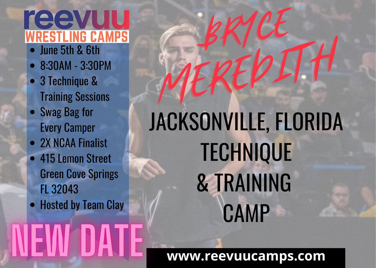 reevuuapp's tweet photo. @bmeredith001 wrestling camp in Green Cove Springs, Florida at Team Clay Wrestling Club. https://t.co/rtgWTAYFTR