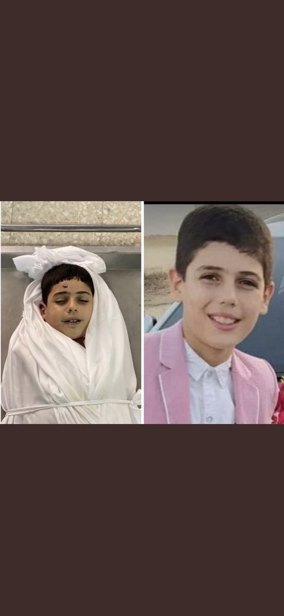 wassilaoulmi's tweet photo. الطفل حمزة نصّار (11 عاما) كان في طريقه لإحضار خضروات لأهله من أجل الإفطار، فعاد إليهم شهيداً . عيدك في الجنة ان شالله 💔 #SavePalestine #GazaUnderAttack https://t.co/lm29XcBRvZ