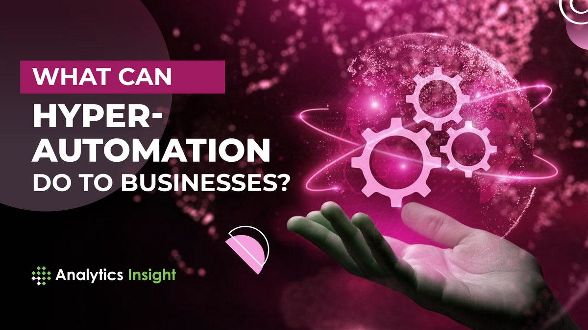 analyticsinme's tweet photo. What Can Hyperautomation Do to Businesses?

Watch This Video : https://t.co/EsWGeNy17Q

For More Information, Visit : https://t.co/KY16IUZxUU​

#Hyperautomation #DigitalTransformation #Automation #RoboticIntelligence #AI #RPA #AnalyticsInsight #AnalyticsInsightMagazine #AINews https://t.co/Iu5opRfOCz