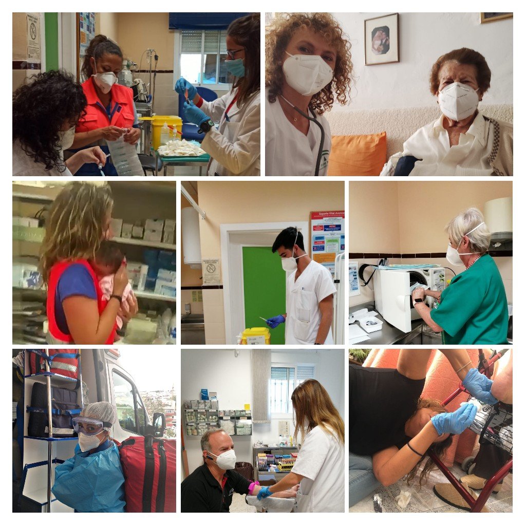 SaludAPMalaga's tweet photo. #DiaInternacionaldeEnfermeria. Una muestra del trabajo que realizan nuestr@s profesionales de #Enfermeria. Gracias. https://t.co/mp9sEow3bF