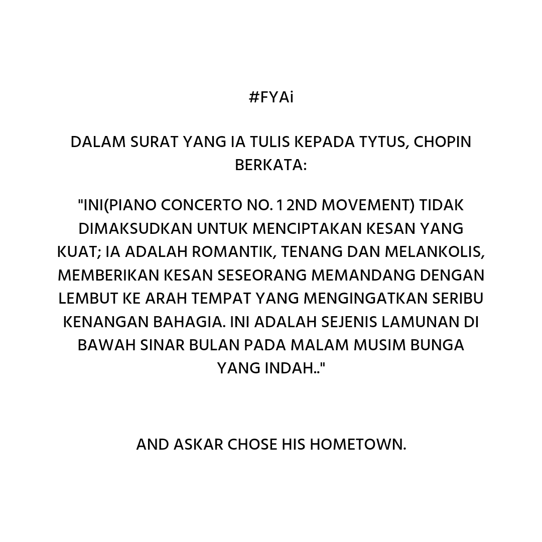 takataomoi's tweet photo. #FYAi
seperti askar dengan kampung halamannya, apa kamu juga punya tempat seperti itu? https://t.co/WsVy82OGjQ