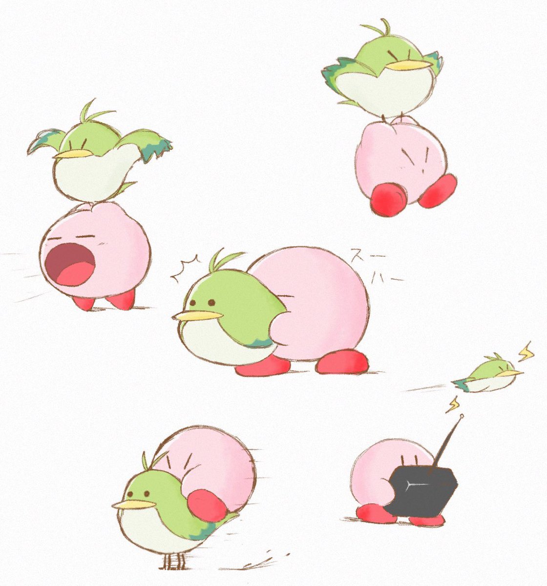 パール 海外にいるセンパイのそっくりさんがそんな名前だったような やものイラスト