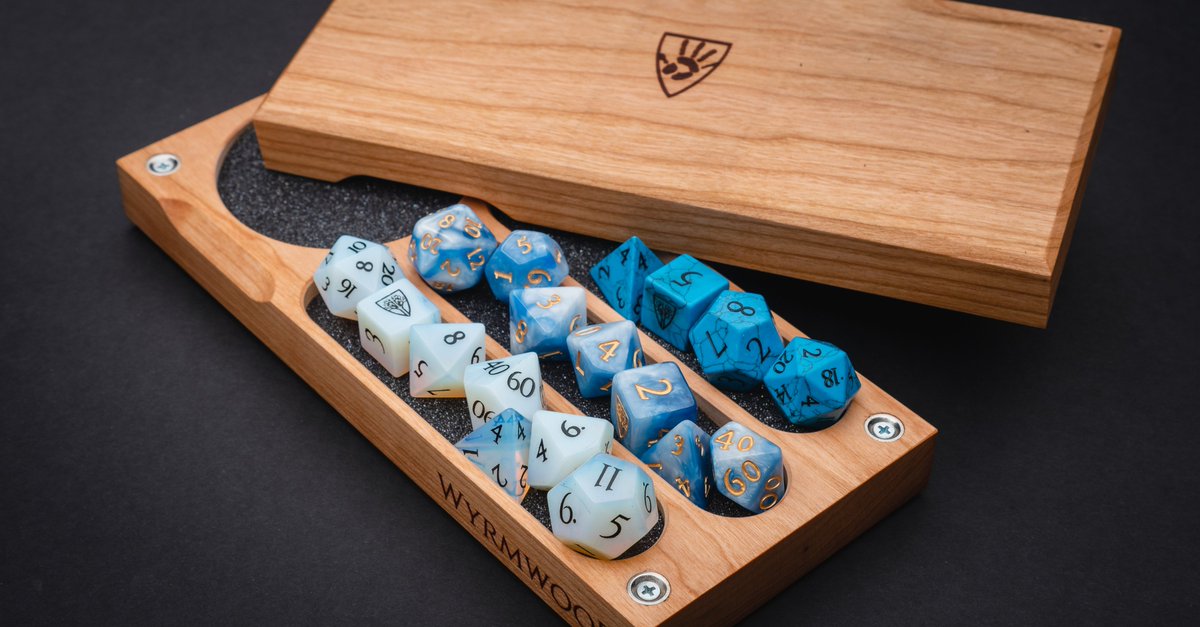 WyrmwoodGaming's tweet photo. Wyrmwood Wednesday ⏳

Throwing it back to last year. We're giving away a limited edition Homebrew Adventurer's Arsenal. 🖐️🛡️

(Make sure to check the RULES down below👇)
#giveaway #dice #ttrpg #dnd https://t.co/Q5UYRonAxJ