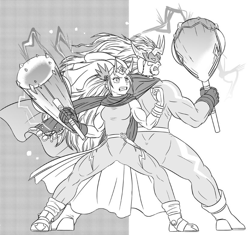 バトン絵その2 https://t.co/TtU6Alrg96 