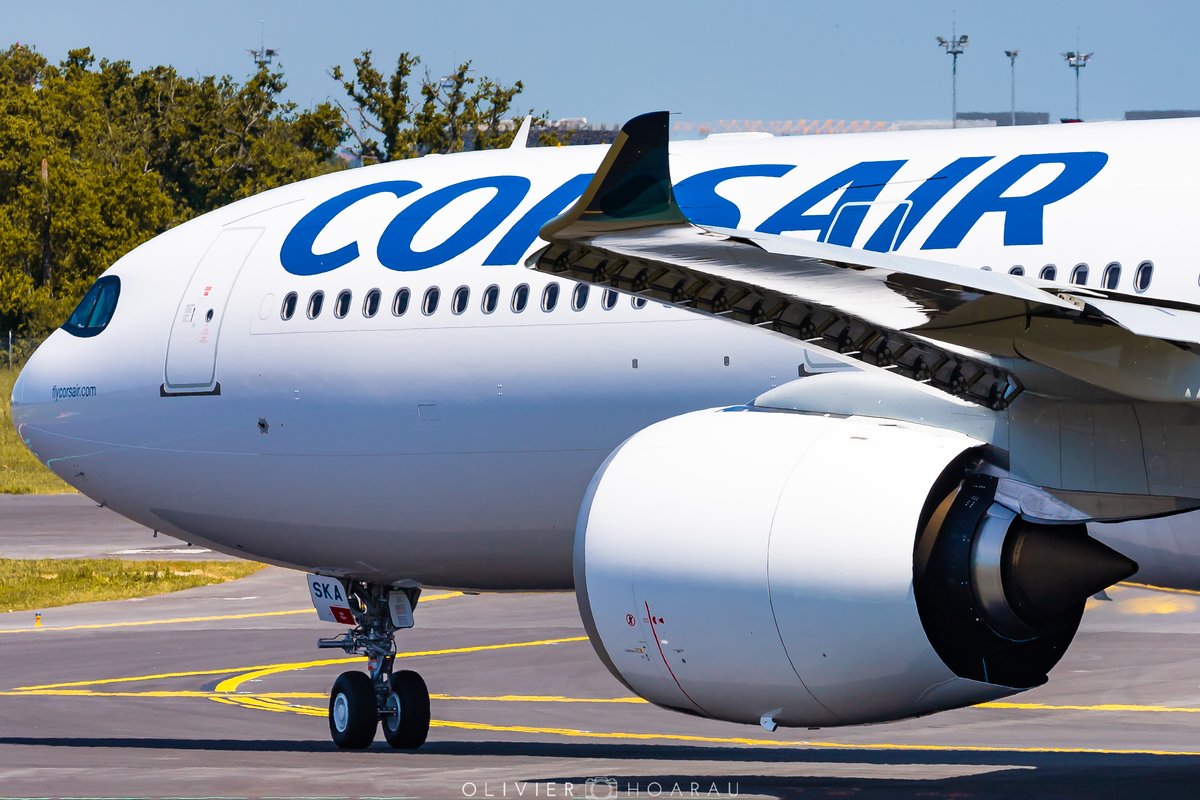 OlivierHoarau's tweet photo. ๐ซ๐ท Congrat's @CorsairFr to have received today their second @Airbus #A330neo #FHSKA โ๏ธ๐
#Airbus #A330 #A330900 #Toulouse #Corsair #Wemakeitfly https://t.co/dqc2JVH52b