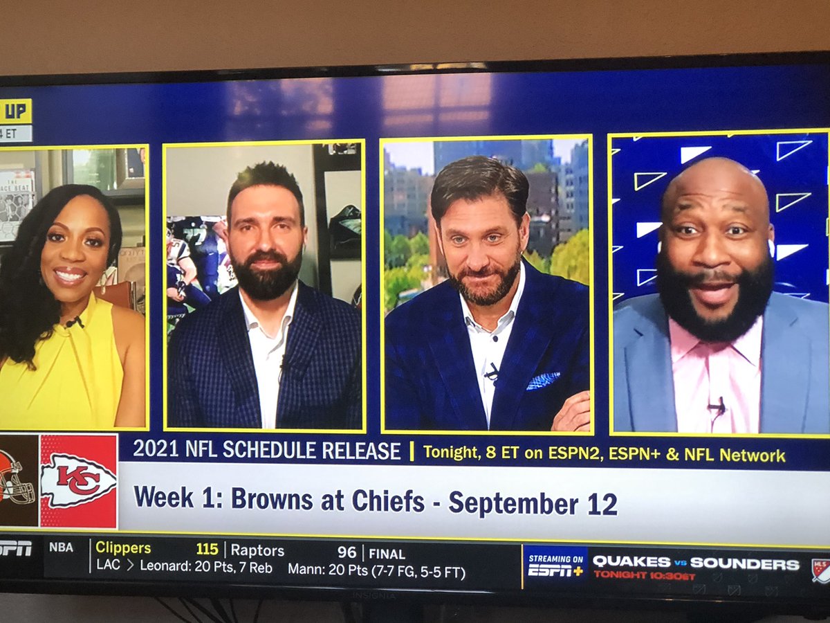 3rdFloorMGMT's tweet photo. @Espngreeny - you just made every @Browns fan uncomfortable calling the week1 win in @Chiefs.  That’ll be just about enough of that. https://t.co/SibcxZZ4GO