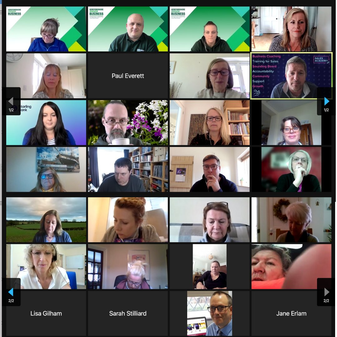 Herefordshire Means Business (@hfdmeansbiz) on Twitter photo Just finished another great Herefordshire Means Business Networking online meeting with our guest speaker <a href="/adambrooksOG/">Adam Brooks</a> Lots of ideas & guidance on making the most out content online. The recording will be on our YouTube Channel later if you missed it. π
#HMBiz #Herefordshire Just finished another great Herefordshire Means Business Networking online meeting with our guest speaker <a href="/adambrooksOG/">Adam Brooks</a> Lots of ideas & guidance on making the most out content online. The recording will be on our YouTube Channel later if you missed it. π
#HMBiz #Herefordshire