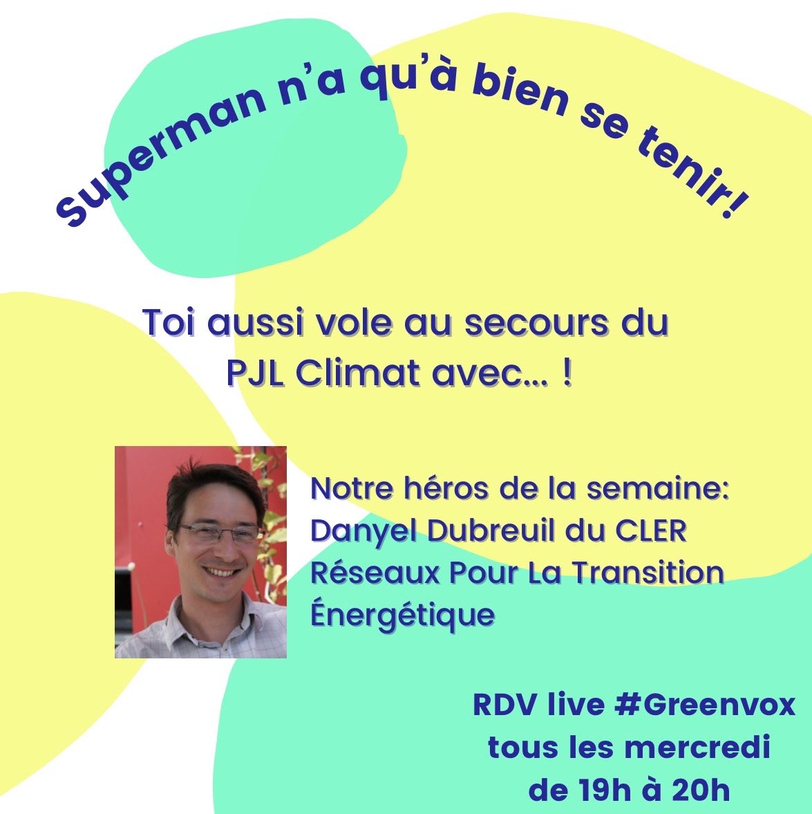 GreenlobbyC's tweet photo. 📣 Retrouvez-nous ce soir de 19h à 20h en compagnie de Danyel Dubreuil de @assoCLER pour lutter contre les passoires thermiques!

💥Pour assister au live c’est par ici 👉 https://t.co/SfyuuKIWMt 

✨ Rejoignez le mouvement #Greenvox sur https://t.co/IqIEBedDAn! 🌍🌿 https://t.co/w5ylW5ItVp